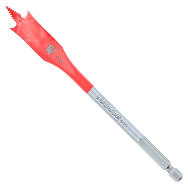 Diablo Diablo 5/8 in. X 6 in. L High Speed Steel Clean Wood Spade Bit Hex Shank 2 pk DSP2070-P2 - main